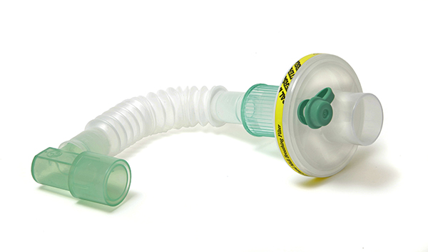 1644012-Clear-Guard Midi low volume breathing filter with luer port, Superset catheter mount and fix
