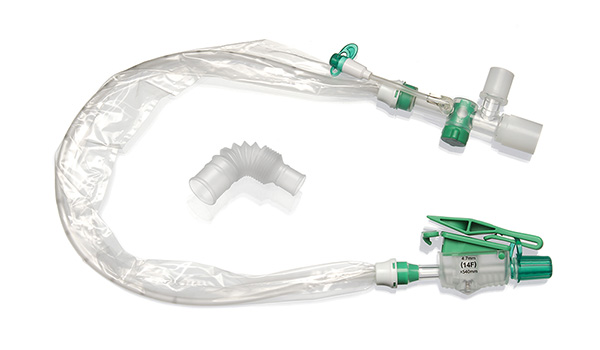 3720001-TrachSeal adult endotracheal closed suction system, 72 hour, size F14