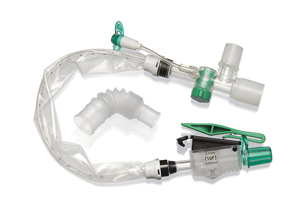 3720004-Trachseal adult tracheostomy closed suction system, 72 hours, size F10