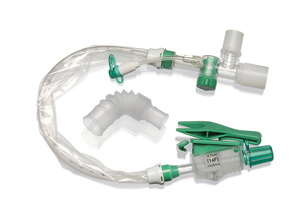 3720006-TrachSeal adult tracheostomy closed suction system, 72 hour, size F14