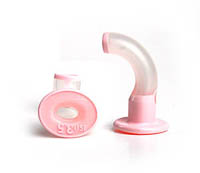 1000035-One-piece Guedel airway, size 000, ISO 3.5, pink
