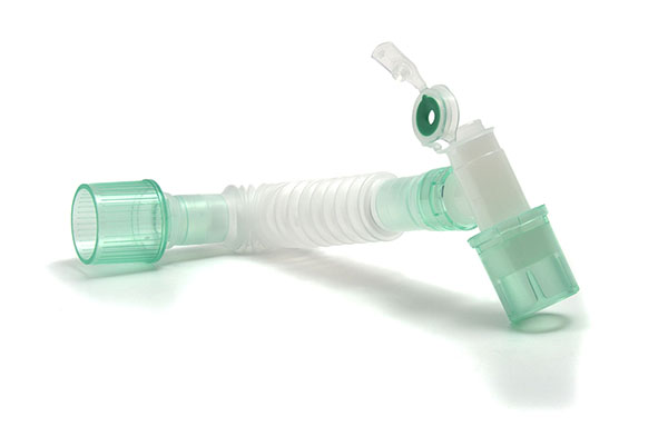 3521000-Superset double swivel catheter mount 22F - double flip top cap with seal - 22M/15F, 7