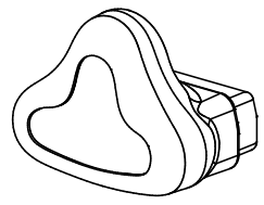 (BC803-10) Nasal mask (extra large)