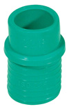1706000-Straight elastomeric connector 22F lipped - 22mm non ISO connector