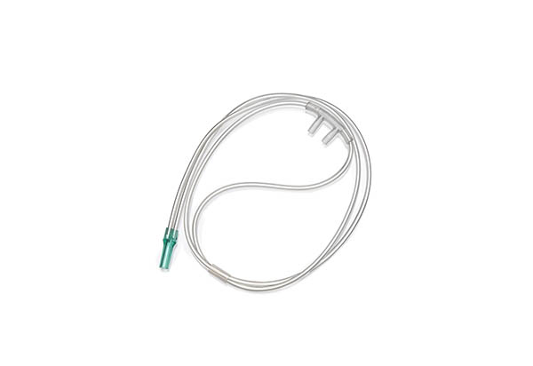1169000-Adult, nasal cannula with straight prong, headset and tube, 0.5m