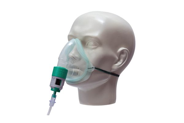 1117005-MultiOx, Eco, adult, adjustable venturi mask kit with tube, 1.8m 