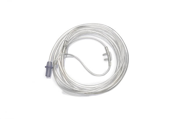 1163000-Paediatric, nasal cannula curved prong and tube, 2.1m