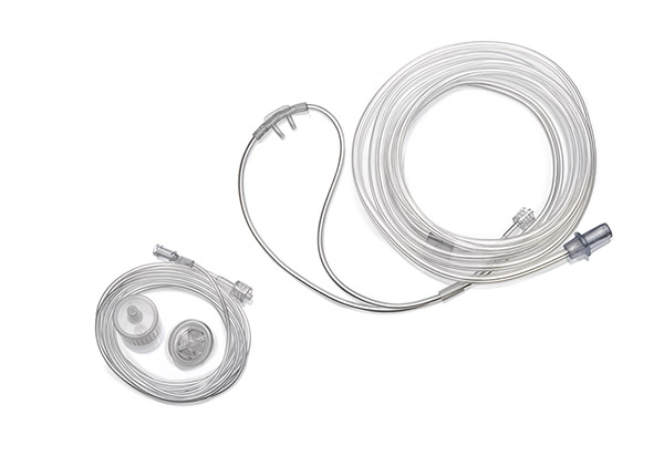 1144006-Sentri, paediatric, nasal cannula with curved prongs, CO2 monitor line&com